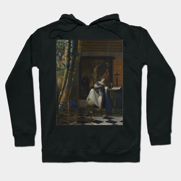 The Allegory of the Faith by Jan Vermeer Hoodie by Classic Art Stall